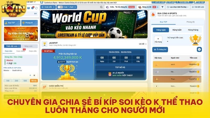 Áp dụng chiến thuật soi kèo từ chuyên gia để thắng lớn tại sảnh K Thể Thao